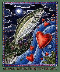 SALMON the fish that DIEs FOR LOVE